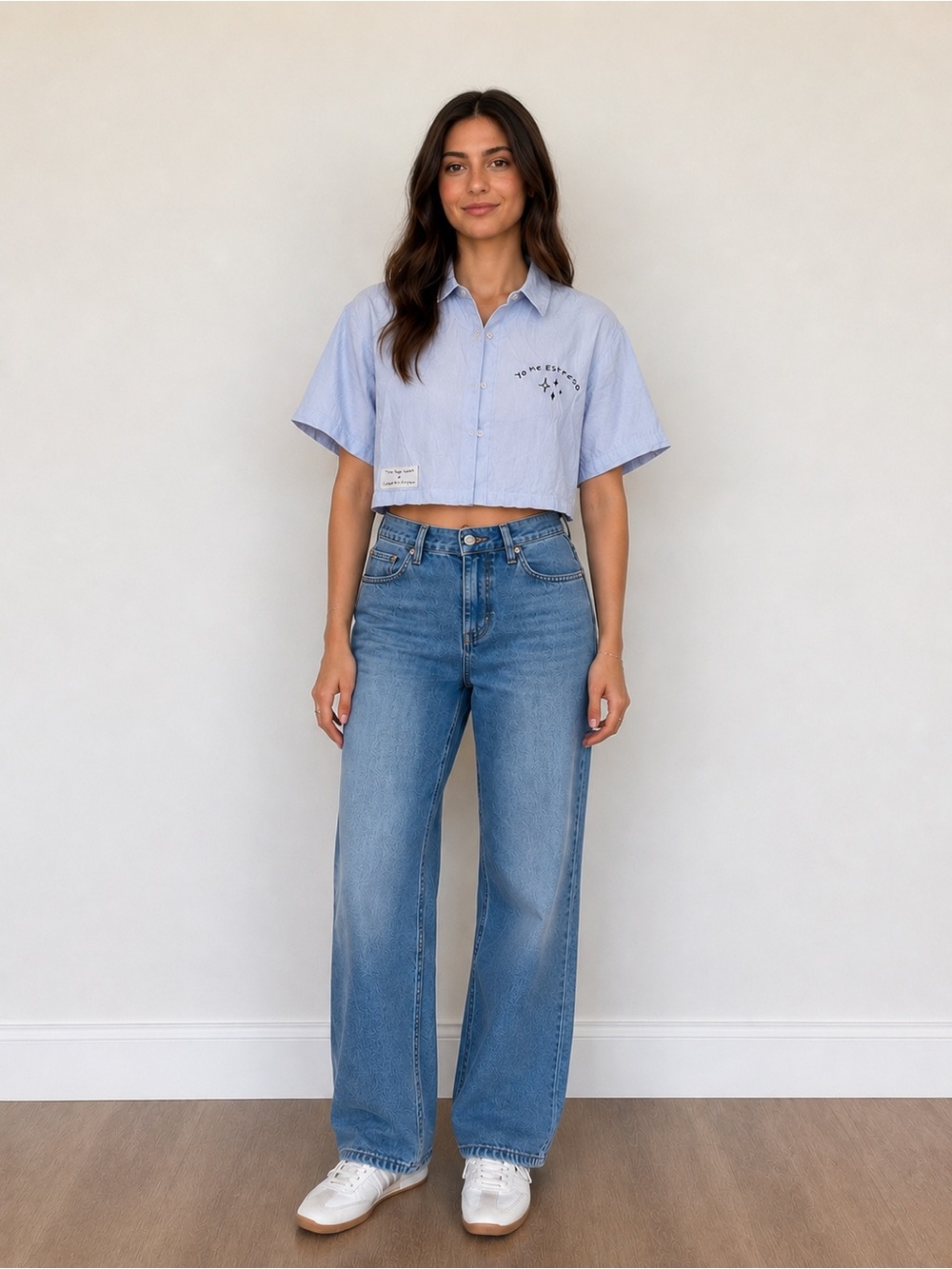 Rare The Linda Lindas x La Rosa De La Esquina “ Yo Me Estreso “ Cropped Shirt- S